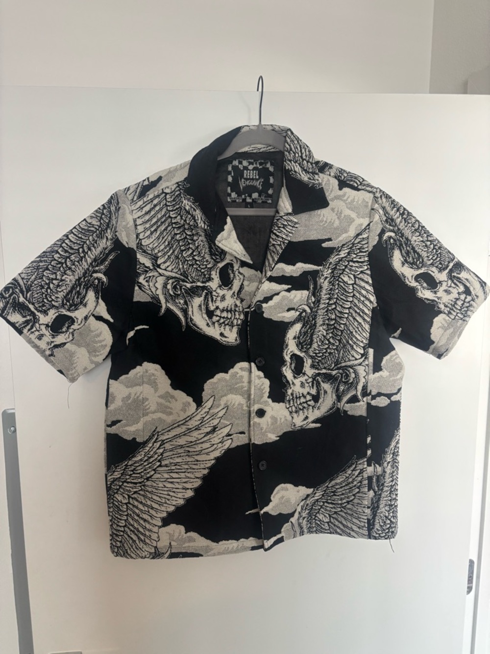 rebels Black & Cream Rebel Vengeance Graphic Shirt